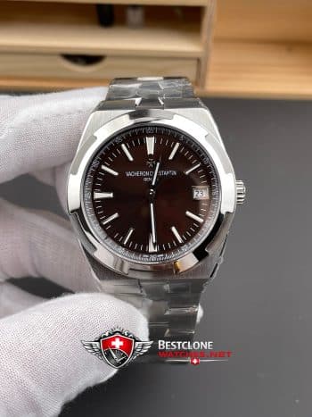 Vacheron Constantin Overseas Ref. 4500V110A B146 Super Clone Watch – Brown Dial Stainless Steel Luxury (1)