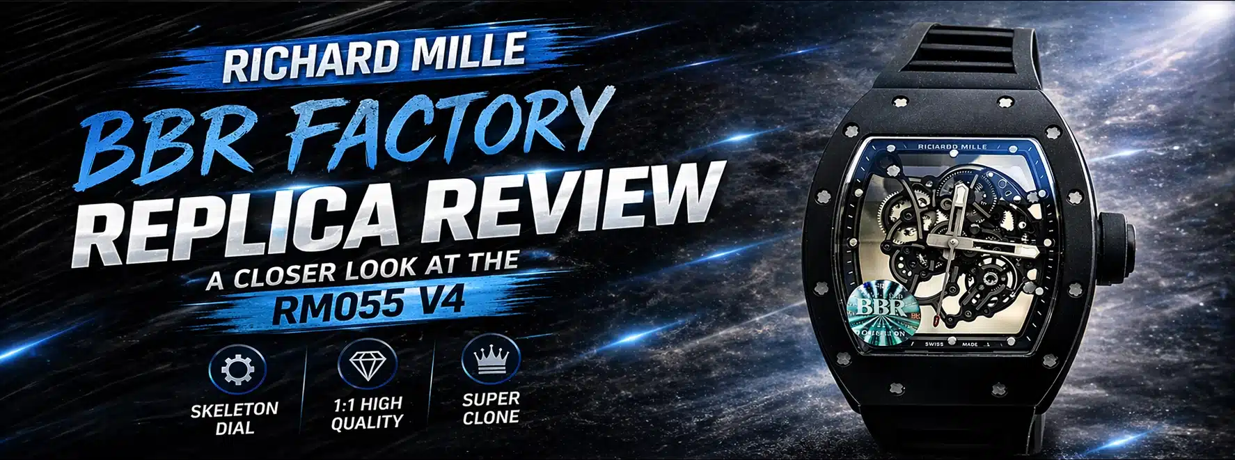 BBR Factory Richard Mille RM055 V4 Replica Review