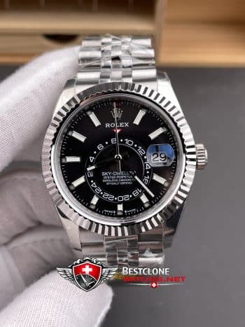 sky dweller super clone close up dial detail