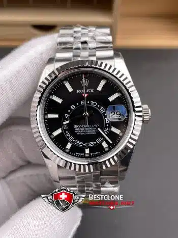 sky dweller super clone close up dial detail