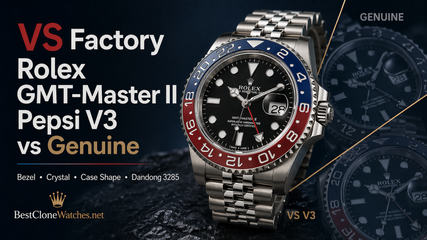 vs factory rolex gmt master ii pepsi v3 vs genuine cover