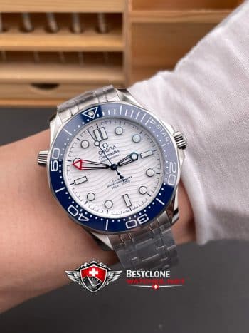 Reloj Omega Seamaster Diver 300M America's Cup 42mm 8806 Super Clone (9)