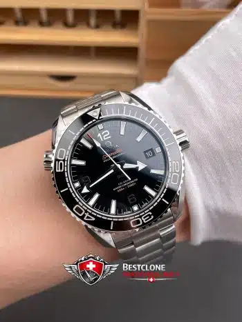Reloj Omega Seamaster Planet Ocean 600M 215.30.44.21.01.001 Super Clone - Acero inoxidable Buzo de lujo (9)
