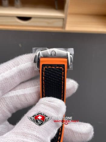 Omega Seamaster Planet Ocean 600M 215.32.44.21.01.001 Super Clone Watch – Black Dial Orange Bezel Replica (7)