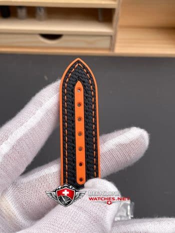 Omega Seamaster Planet Ocean 600M 215.32.44.21.01.001 Super Clone Watch – Black Dial Orange Bezel Replica (8)