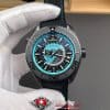 Omega Seamaster Worldtimer 215.92.46.22.01.006 Super Clon Reloj - Esfera Turquesa Titanio 11 Replica (1)