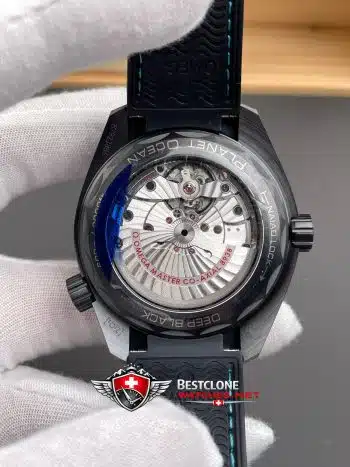 Omega Seamaster Worldtimer 215.92.46.22.01.006 Super Clone Watch – Turquoise Dial Titanium 11 Replica (5)