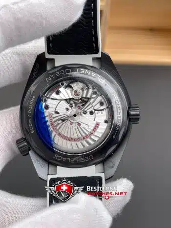 Omega Seamaster Worldtimer 215.92.46.22.01.007 Super Clone Watch – Titanium Case Global Time Replica (5)