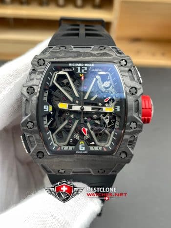 Richard Mille RM 35 03 Rafael Nadal Super Clone Watch – NTPT Carbon 11 Replica Automatic Sports Watch (3)