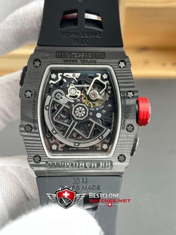 Richard Mille RM 35 03 Rafael Nadal Super Clone Watch – NTPT Carbon 11 Replica Automatic Sports Watch (5)