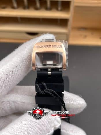 Richard Mille RM07 01 Black Ceramic Super Clone Watch – Diamond Red Lips Dial CRMA2 11 Ladies Replica (7)