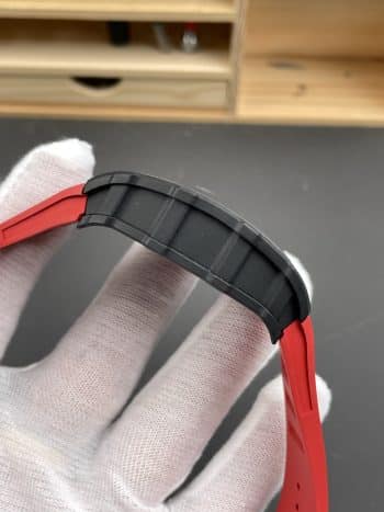 Richard Mille RM35 02 RAFA Super Clone Watch – NTPT Carbon Red Ring 11 Replica RMAL1 Skeleton Automatic (6)