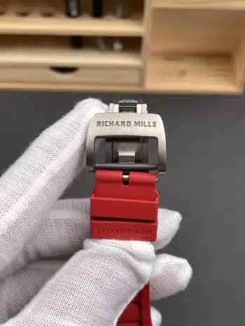 Richard Mille RM35 02 RAFA Super Clone Watch – NTPT Carbon Red Ring 11 Replica RMAL1 Skeleton Automatic (7)