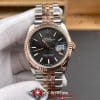 Reloj Rolex Datejust 36mm Everose Gold Grey Dial Super Clone Ref M126231 0013 (1)