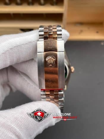 Rolex Datejust 36mm Everose Gold Grey Dial Super Clone Watch Ref M126231 0013 (8)