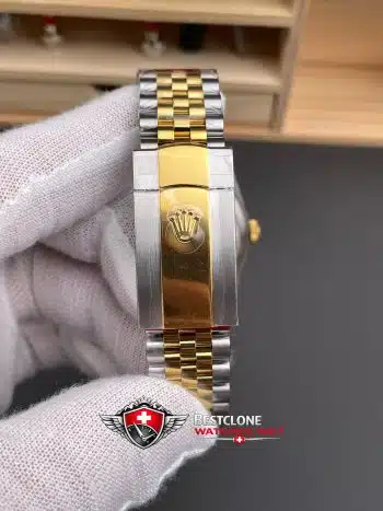 Rolex Datejust 36mm Ref M126233 0039 Champagne Dial Two Tone Super Clone Watch (8)