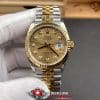 Rolex Datejust 36mm Ref M126233 0045 Champagne Diamond Dial Two Tone Super Clone Watch (1)