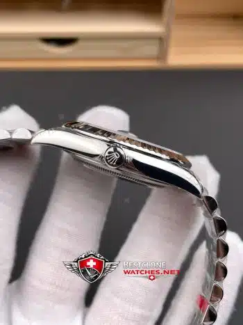 Rolex Datejust 41 Grey Dial Super Clone Watch 126334 Jubilee Bracelet Fluted Bezel (4)