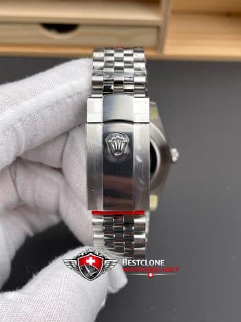 Rolex Datejust 41 Grey Dial Super Clone Watch 126334 Jubilee Bracelet Fluted Bezel (8)
