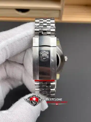 Rolex Datejust 41 Grey Dial Super Clone Watch 126334 Jubilee Bracelet Fluted Bezel (8)