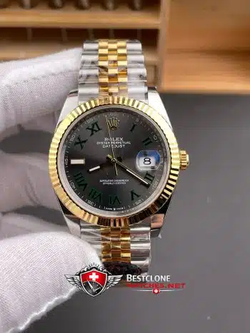 Rolex Datejust 41mm Ref 126333 0020 Wimbledon Super Clone Watch (1)
