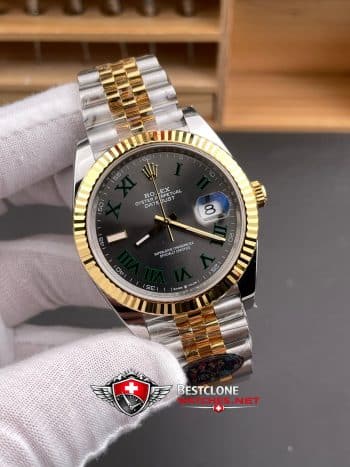 Rolex Datejust 41mm Ref 126333 0020 Wimbledon Super Clone Watch (2)
