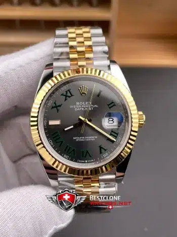 Rolex Datejust 41mm Ref 126333 0020 Wimbledon Super Clone Watch (3)