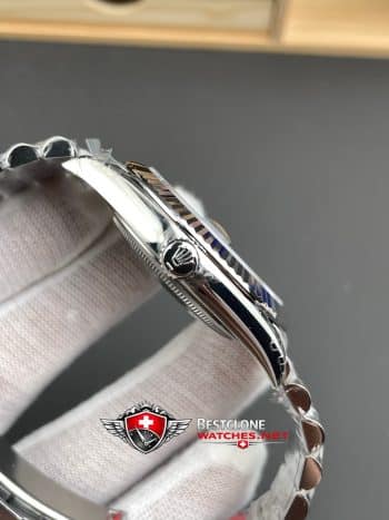 Rolex Datejust 41mm Ref M126334 0002 Blue Dial Super Clone Watch (6)