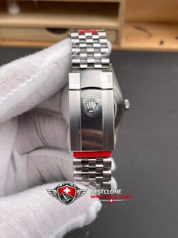 Rolex Datejust 41mm Ref M126334 3235 Silver Dial Super Clone Watch (8)