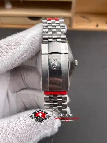 Rolex Datejust 41mm Ref M126334 3235 Silver Dial Super Clone Watch (8)