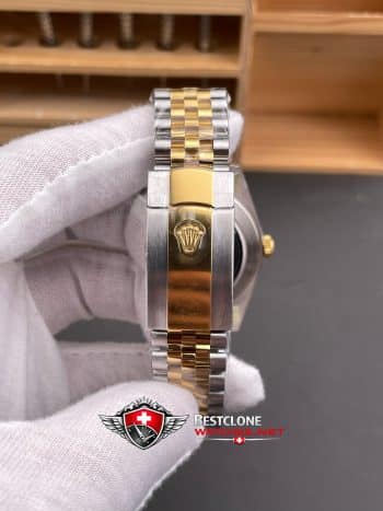 Rolex Datejust 41mm Ref m126333 Black Dial Two Tone Super Clone Watch (8)