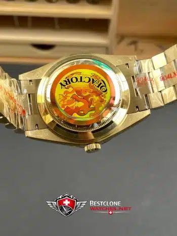 Rolex Day Date Super Clone Swiss Replica Watch Ref M228238 0069 Olive Green Dial 3255 Swiss Movement (6)