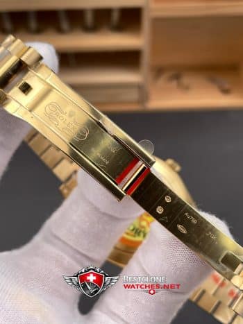 Rolex Day Date Super Clone Swiss Replica Watch Ref M228238 0069 Olive Green Dial 3255 Swiss Movement (8)