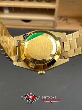 Rolex Day Date Super Clone Swiss Replica Watch Ref M228348RBR 0039 Black Sugar Dial 3255 Swiss Movement (7)