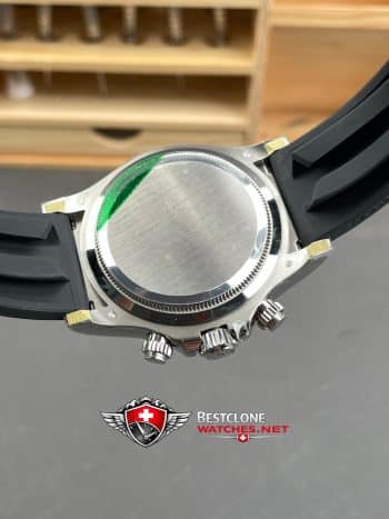Rolex Daytona Black Dial Oysterflex 40mm Super Clone Watch Ref M126519LN 0002 (10)