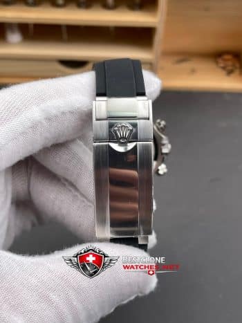 Rolex Daytona Black Dial Oysterflex 40mm Super Clone Watch Ref M126519LN 0002 (8)