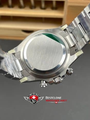 Rolex Daytona Black Dial Silver Bezel 40mm Ref M126500LN 0002 Super Clone Watch (5)