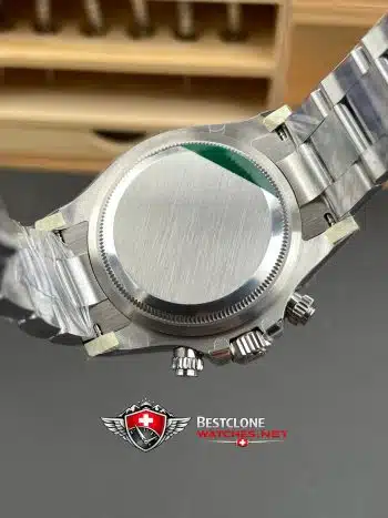 Rolex Daytona Black Dial Silver Bezel 40mm Ref M126500LN 0002 Super Clone Watch (5)