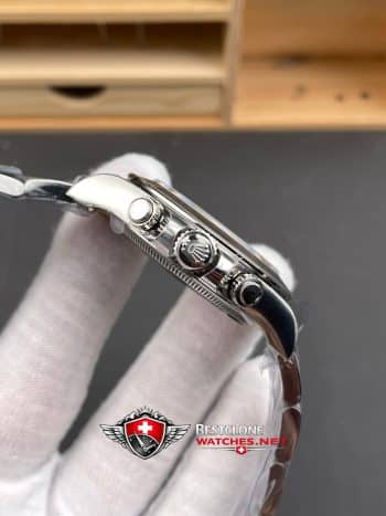 Rolex Daytona Black Dial Silver Subdials 40mm Ref M126509 0001 Super Clone Watch (4)