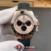 Rolex Daytona Everose Oro Rosa Dial Correa de caucho 40mm Ref M116515LN 0059 Super Clone Watch (1)