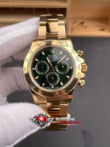 Reloj Rolex Daytona Esfera Verde 40mm Ref M116508 0013 Super Clone (1)