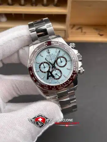 Rolex Daytona Ice Blue Dial 40mm Super Clone Watch Ref M126506 0001 (2)