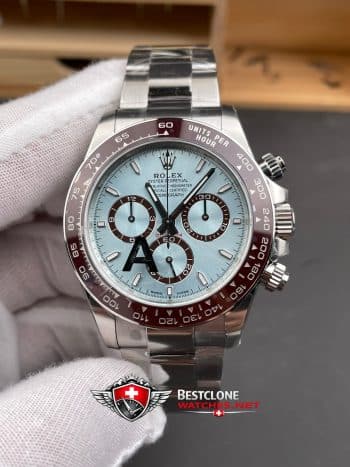 Rolex Daytona Ice Blue Dial 40mm Super Clone Watch Ref M126506 0001 (3)