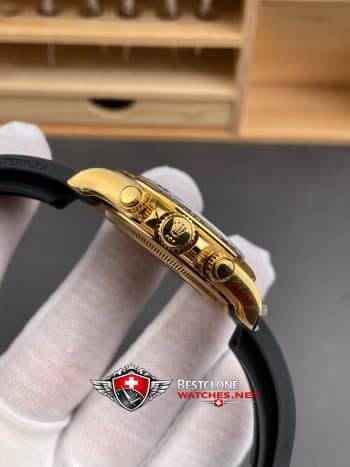 Rolex Daytona “Monster” Black Dial Oysterflex 40mm Ref M126518LN 0004 Super Clone Watch (2)