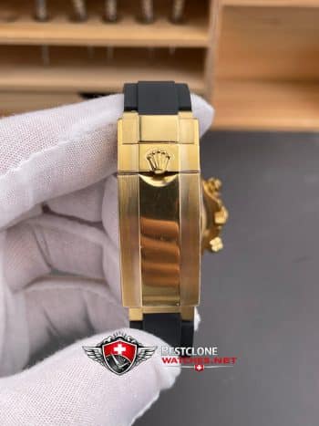 Rolex Daytona “Monster” Black Dial Oysterflex 40mm Ref M126518LN 0004 Super Clone Watch (6)