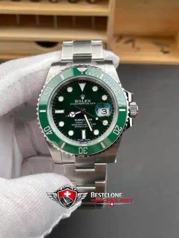 Rolex Submariner 116610LV Verde Hulk Super Clone Watch - Ultimate acero inoxidable de buceo Replica (1)