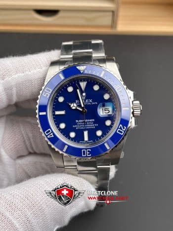 Rolex Submariner 116619LB Esfera Azul Super Clon Reloj - Lujo Azul Bisel Cerámico Replica (1)