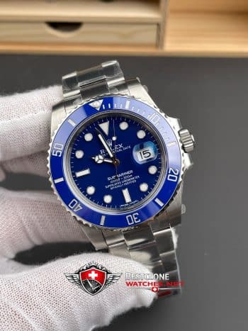 Rolex Submariner 116619LB Blue Dial Super Clone Watch – Luxury Blue Ceramic Bezel Replica (2)