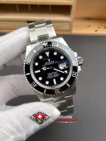 Rolex Submariner m126610LN Black Super Clone Watch – Ultimate 41mm Dive 11 Replica (2)