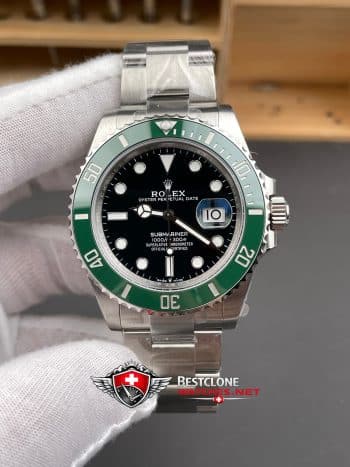 Rolex Submariner m126610LV Verde Hulk Super Clon Reloj - Nuevo 41mm Actualización de lujo de buceo Replica (1)